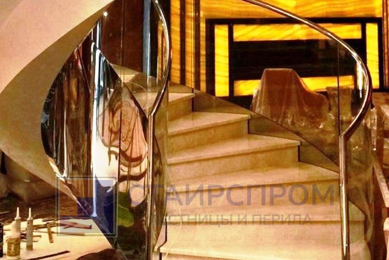 Самонесущие стеклянные ограждения
