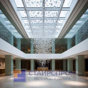 Стеклянные потолки с микросферами для уникального дизайна