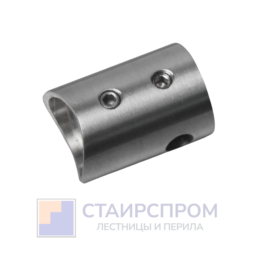 Зажимы для троса Ø6 мм, 22х30 мм, под Ø42.4 мм, шлифованный (AISI 304) - Stairsprom 0032032b 0a94 4b00 8c74 b9ebe772a08b