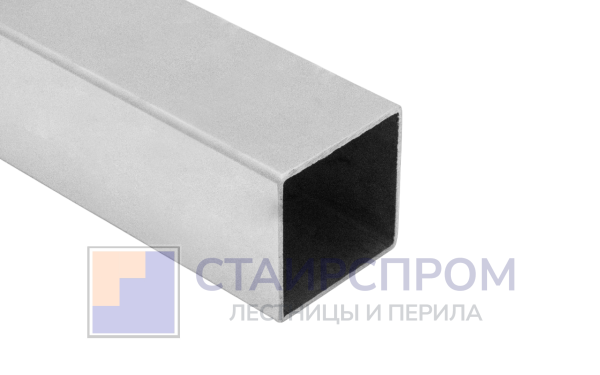 Труба профильная 40х40х1,5 мм, полированная, 600GRIT, AISI 316