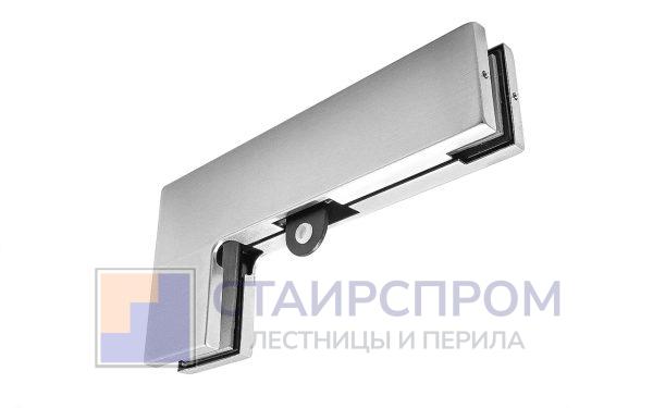 Фитинг угловой соединительный с ответной частью под замок со стопором, шлифованный