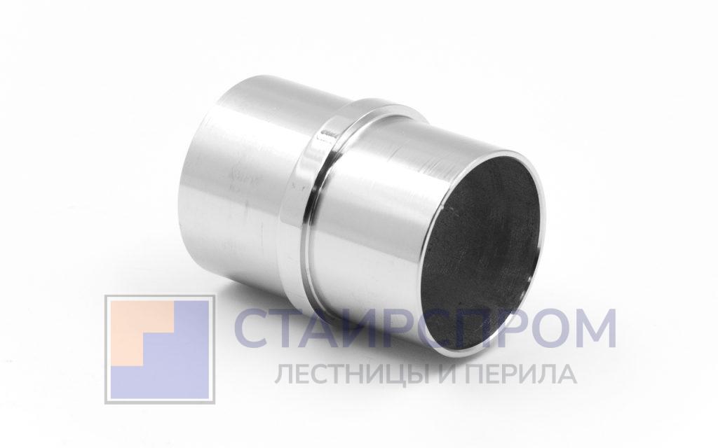 Соединитель трубы Ø38.1 с насечками, полированный, (AISI 316) - Stairsprom 03b7777f 2c9f 4f21 b6b9 9486286de4f8