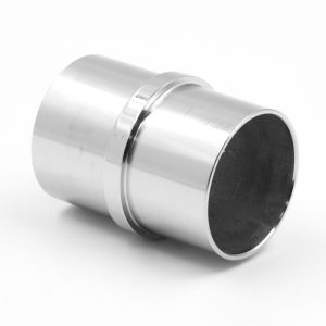 Соединитель трубы Ø38.1 с насечками, полированный, (AISI 316)