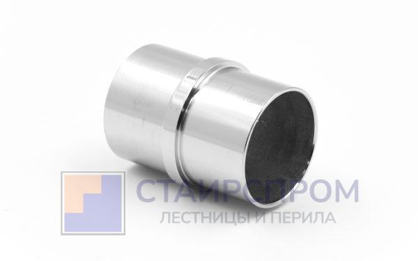 Соединитель трубы Ø38.1 с насечками, полированный, (AISI 316)