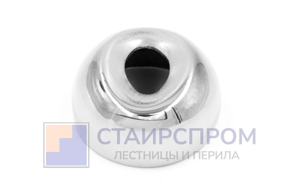 Наконечник штампованный (СПС) прямой 90° на трубу Ø42.4 мм, для поручня Ø50.8 мм, полированный, нержавеющий, AISI 304, 600Grit - Stairsprom 04c5df3e c586 4ab0 909e 20ad772887fb