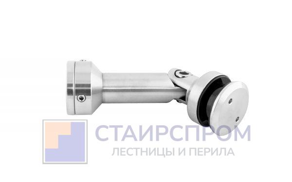 Крепление стекло-стена, штанга 75 мм, без зенковки