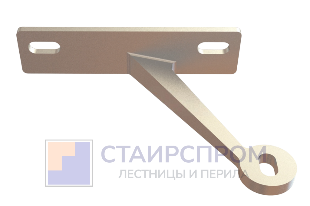 K/2-спайдер для установки на стеклянное ребро AISI 304, левый, полированный - Stairsprom 10e4da4a f78d 40bd bfb2 3c239fd00595