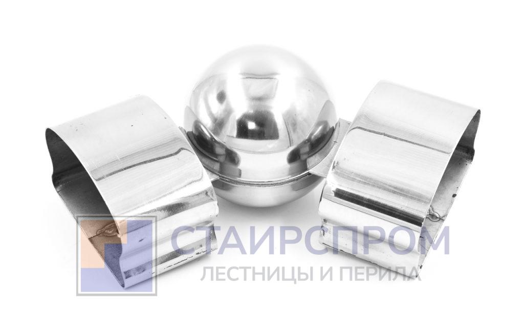 Поворот пластикового фигурного поручня, шаровый, полированный, AISI 304 - Stairsprom 12868e8f 3da1 4909 b7f7 d095b4ad887e