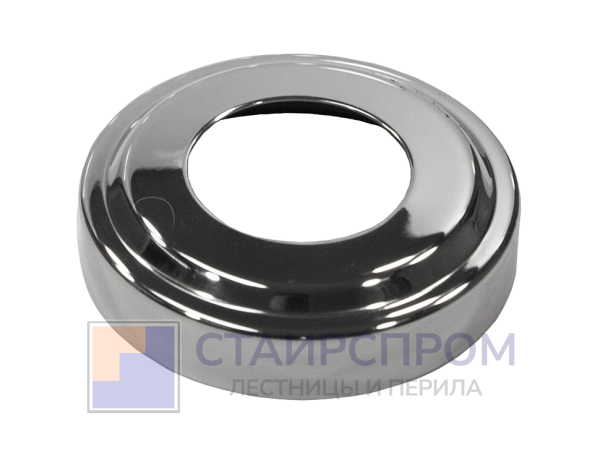 Низ стойки Ø38.1 мм, S=0.8 мм, внешний Ø78х18 мм, полированный (AISI 304)