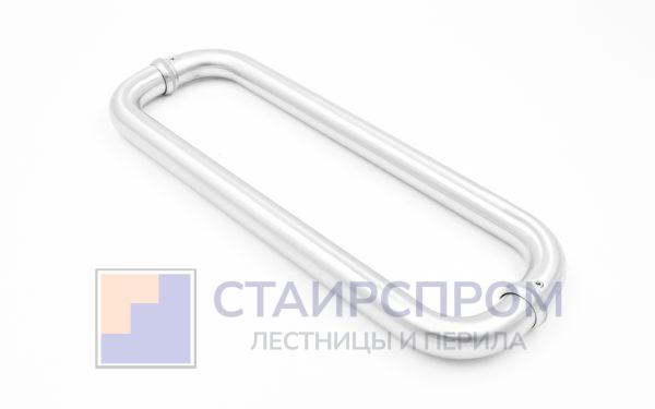 Ручка двухсторонняя для стекла 8-12 мм, 25х350 мм, шлифованная