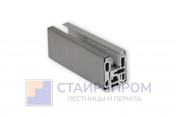 Зажимной профиль шлифованный для перегородок, L=3000 мм