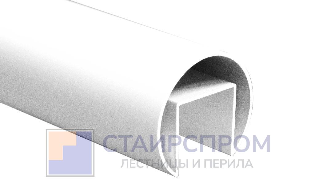 Труба Ø42.4 мм, с пазом 24х24 мм, анодированный алюминий - Stairsprom 1e42caa3 f4da 446b be4b 56ccd33dff42