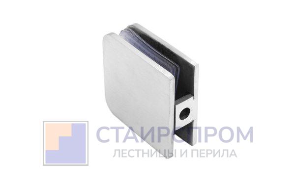 Коннектор для душевой кабины стена-стекло 45х45 мм AISI 304 шлифованный