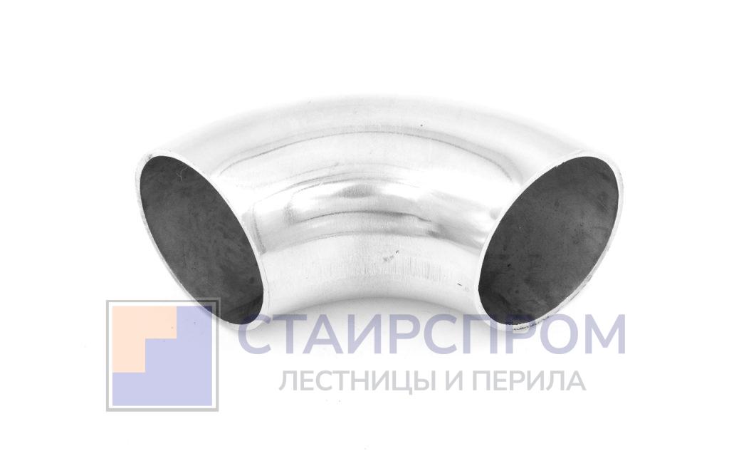 Отвод поручня под сварку Ø38.1х1.45 мм, 90°, полированный 400 Grit, (AISI 201) - Stairsprom 21c5fac5 45ee 44f3 a120 3e9a1a91df3f