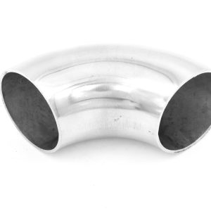 Отвод поручня под сварку Ø38.1х1.45 мм, 90°, полированный 400 Grit, (AISI 201)