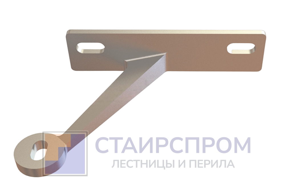 K/2-спайдер для установки на стеклянное ребро AISI 304, правый, полированный - Stairsprom 24a8be77 20df 4e5a 9546 e2026634c136