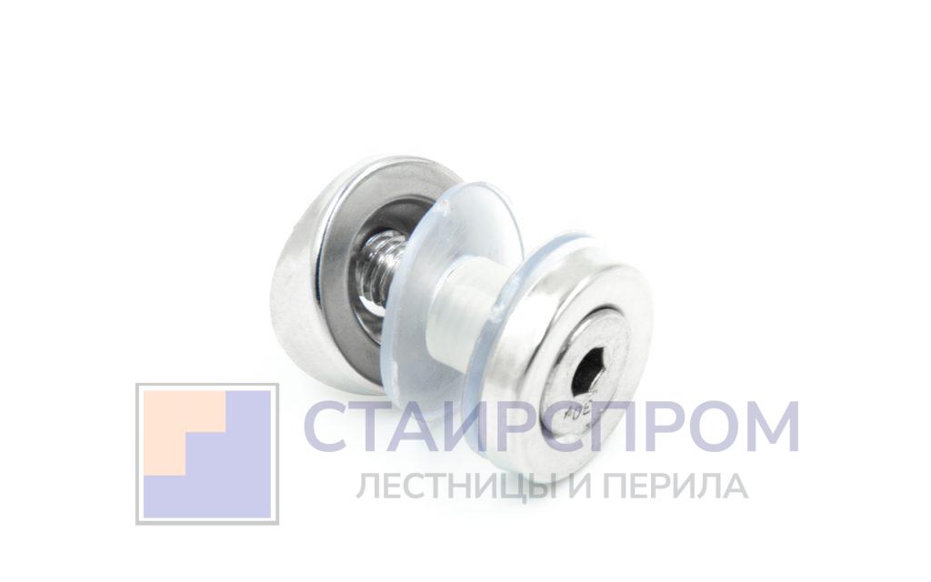 Стеклодержатель точечный для трубы Ø38.1 мм, штампованный, полированный (AISI 304) - Stairsprom 271d7753 95b6 402f 855b 4cd286517514
