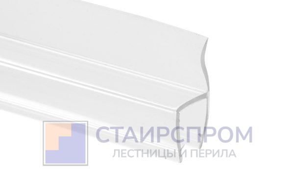 Уплотнитель для стекла в душевую кабину 8 мм, стекло-стекло 2200 мм жесткий №5