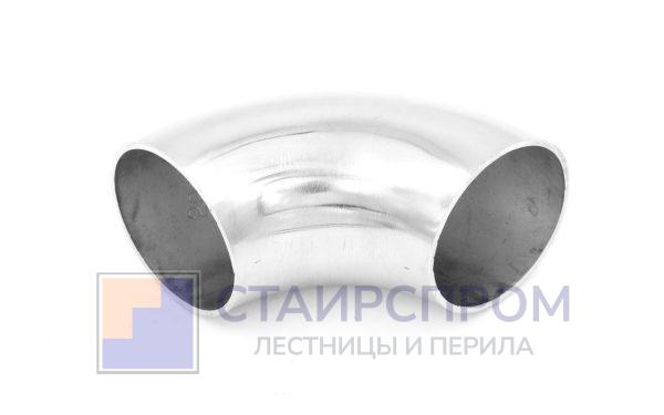 Отвод поручня под сварку Ø38.1х1.45 мм, 400 Grit, (AISI 304)
