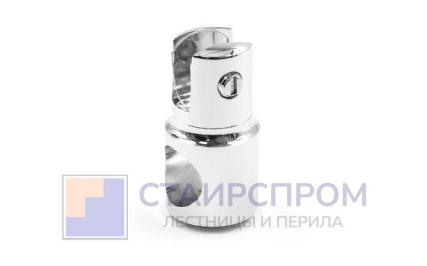 Крепежный элемент сквозной для трубы 19 мм, полированный