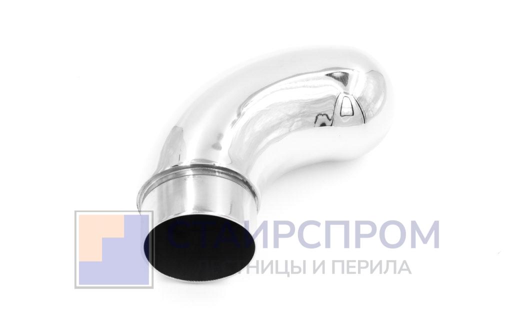 Заглушка с отводом литая Ø38.1 мм, с круглой заглушкой, (AISI 304) - Stairsprom 30d8a793 48f9 477c 97e3 e47445e99e40