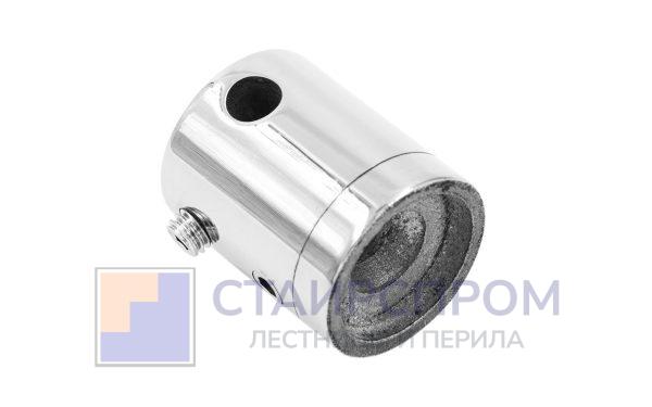 Зажимы для троса Ø5 мм, 22х30 мм, на плоскость, полированный, (AISI 304)