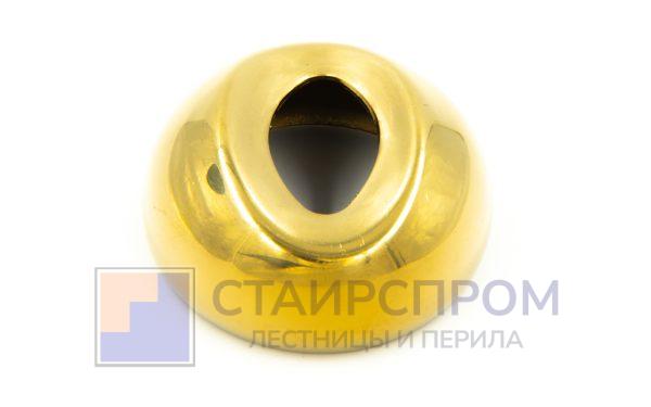 Наконечник штампованный под 30°, Ø50,8 мм, золото