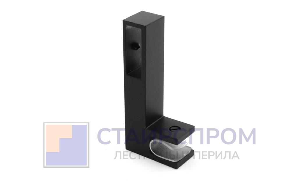 Коннектор труба-стекло для трека 30х10 мм, нержавеющая сталь AISI 304, черная - Stairsprom 3c53dc2e c00e 4903 b8ce 1120509fa1a4