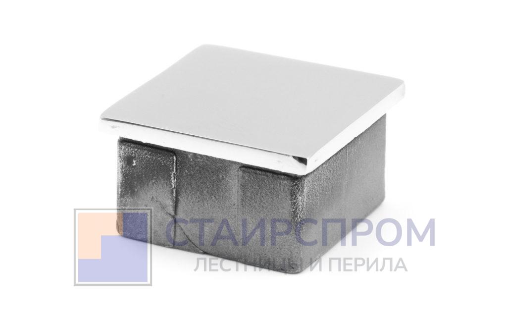 Заглушка для профильной трубы 40х40 мм, литая, полированная, (AISI 304) - Stairsprom 45e5a71b 0a8d 4f3f bf24 5c160fd79d52