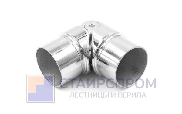 Поворот шарнирный под Ø38.1 мм, полированная, (AISI 304)