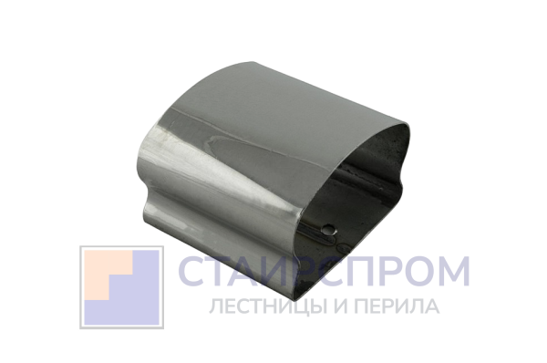 Соединитель пластикового фигурного поручня полированный AISI 304