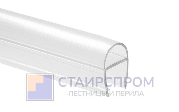 Уплотнитель для стекла 10 мм, дверь-стекло 2200 мм