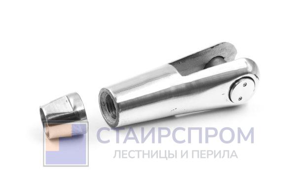 Наконечник ванты (тяги) с резьбой М16 правый, литой , полированный (AISI316)