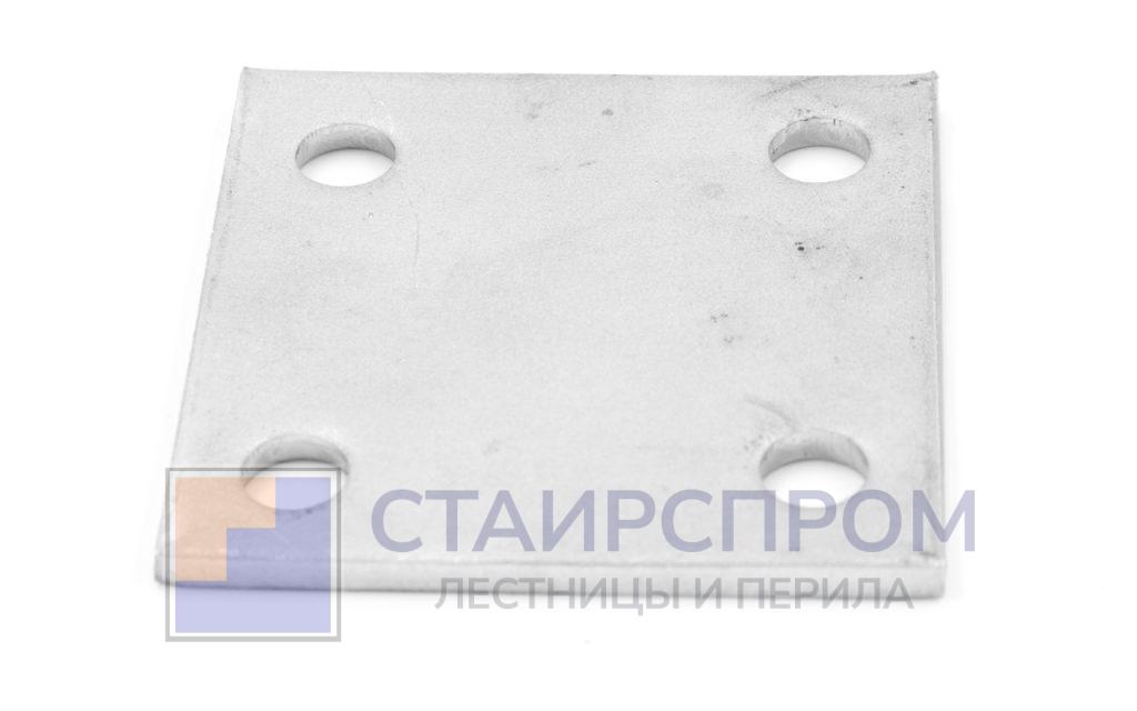 Фланец стойки 71х71х5 (4.3), AISI 304, 4 отв. М10 - Stairsprom 5530396d bd0b 4be8 96a0 391f9c05928e
