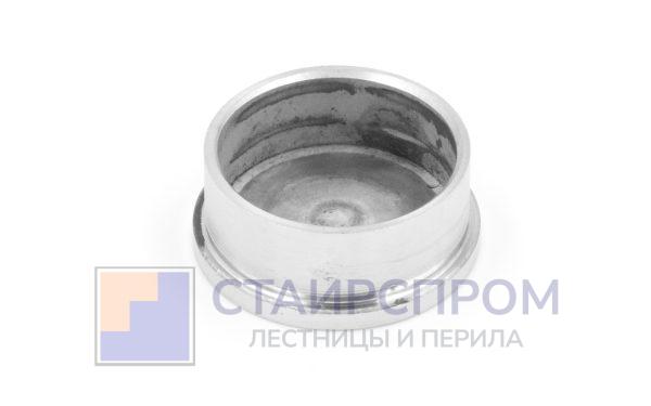 Заглушка плоская на трубу Ø38.1 мм полированная литая (AISI 201)