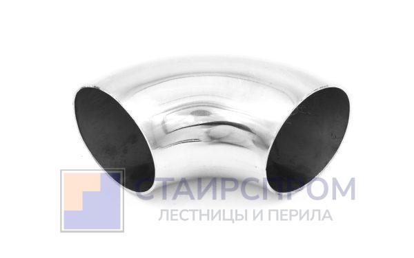 Отвод поручня под сварку под Ø50.8 мм, 400 Grit, (AISI 201)