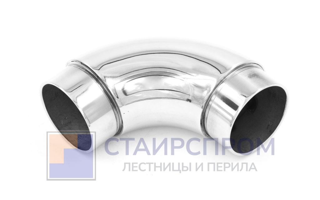 Отвод поручня под Ø42.4х1.5 мм, 90°, литой, полированный, с вставками (AISI 201) - Stairsprom 5925dbc9 a57f 4073 b09e a9ff77b5177e
