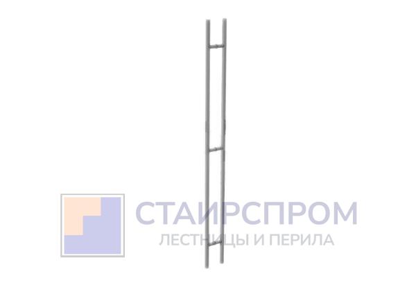 Ручка рейлинг двухсторонняя для стекла 8-12 мм, 32х800х800х2000 мм, шлиф.