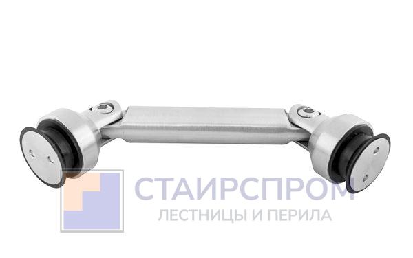 Крепление стекло-стекло, штанга 103 мм, под зенковку