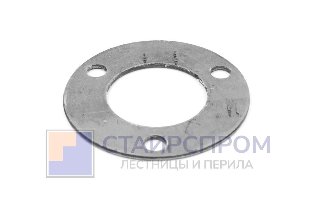 Фланец стойки 50/90х3 мм, 3 отв. М10х20, черный металл - Stairsprom 5e6aba43 5bf1 4033 a683 2454e61e8a52