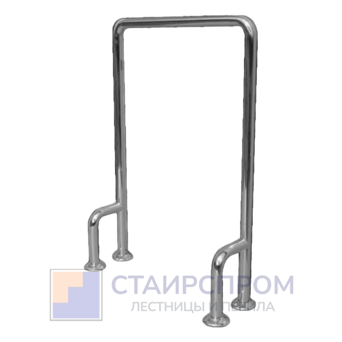 Поручень двухопорный в пол, 720 мм, Ø38 мм, AISI 201, GRIT 600 - Stairsprom 5f2326e5 b686 4356 9753 635b43ce8650