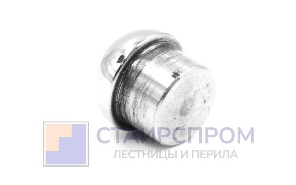 Заглушка для трубы Ø16 мм литая сферическая полированная (AISI 304)