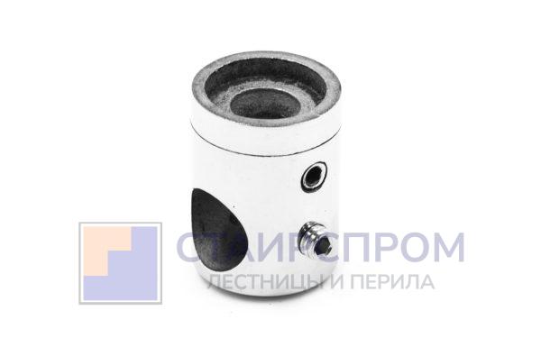 Ригеледержатель на плоскость, для ригеля Ø12.8 мм на плоскость, полированный, литой (AISI 304)