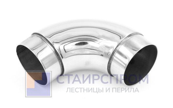 Отвод поручня с двумя установочными кольцами Ø50.8х125 AISI 304
