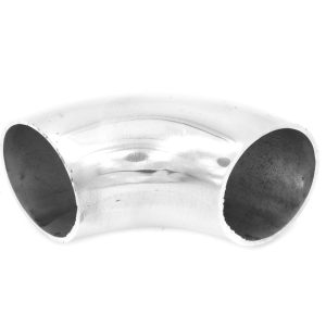 Отвод поручня под сварку Ø32.0х85х1.45мм, 90°, полированный 400 Grit, (AISI 304)