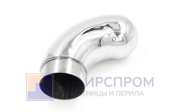Отвод оконечный литой Ø50.8 мм, с круглой заглушкой, (AISI 304)