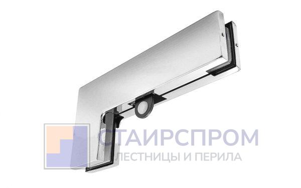 Фитинг угловой соединительный с ответной частью под замок со стопором, полированный
