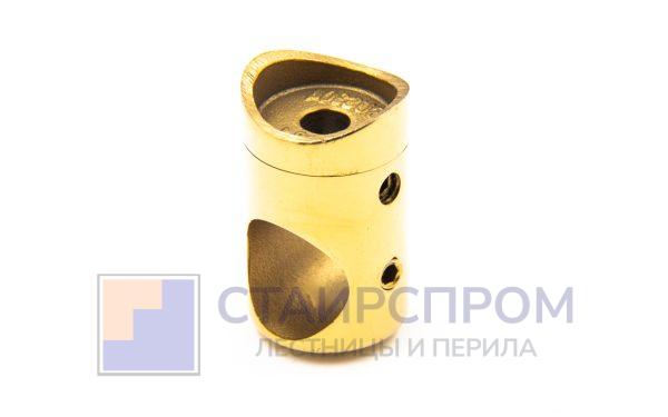 Ригеледержатель на стойку Ø38.1хØ16.5 мм, полированный, литой золото
