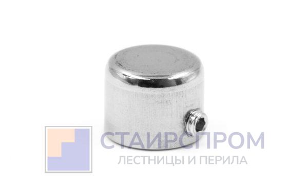 Заглушка для трубы круглая Ø16 мм, наружная, нержавеющая сталь AISI 304, полированная