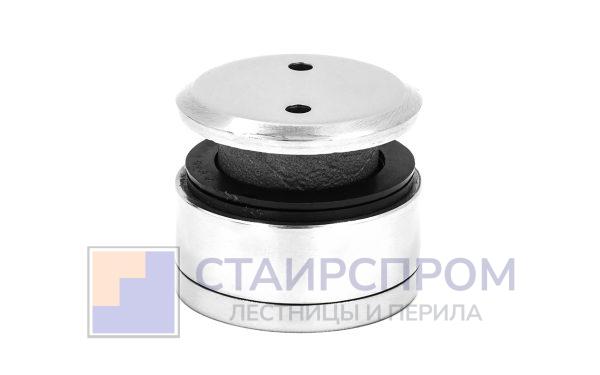 Точечный стеклодержатель Ø36x28, регулируемый, для стеклянных стен, под стекло 8-12 мм, AISI 304, полированный